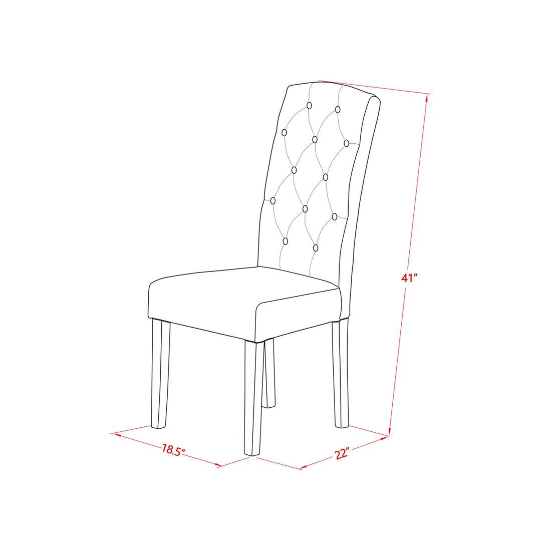 Three Posts Geist 4-Person Solid Wood Dining Set