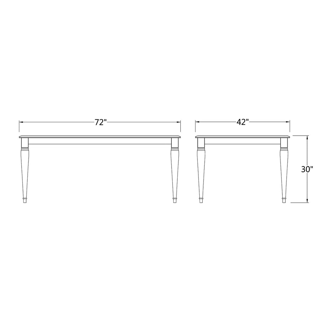 Kelly Clarkson Home Allison Rectangular 6-Person Teak Dining Set