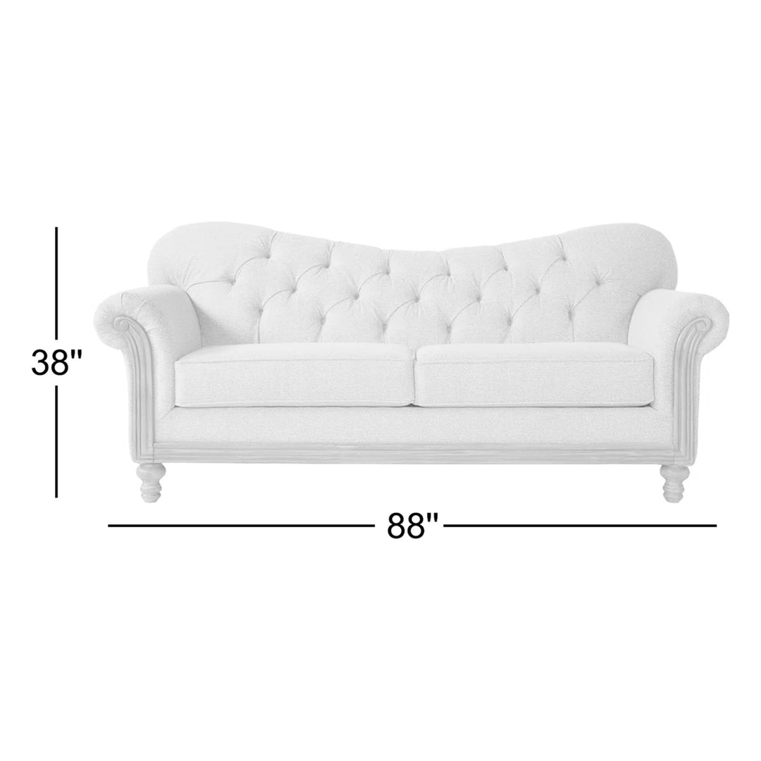 Kelly Clarkson Home Audio 88in Rolled Arm Sofa with Reversible Cushions