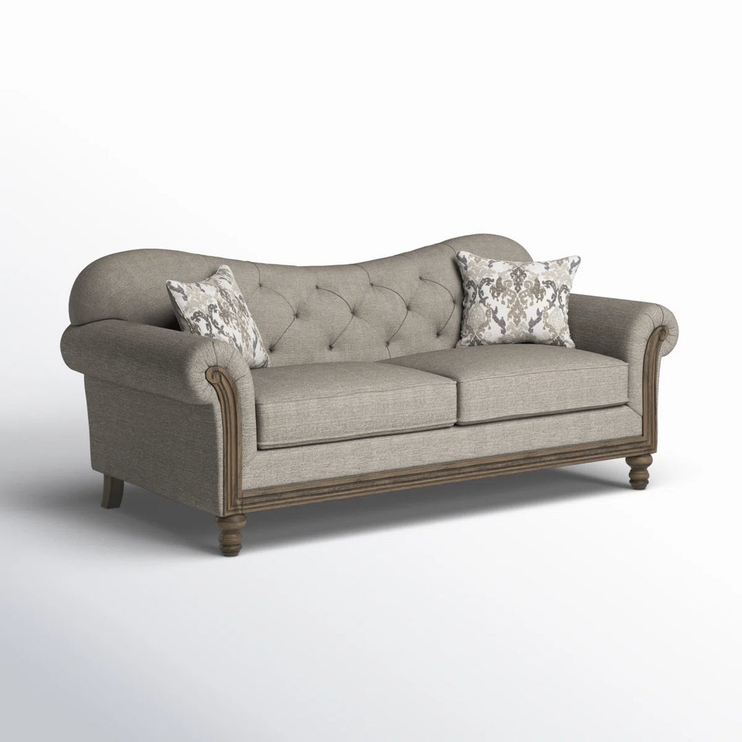 Kelly Clarkson Home Audio 88in Rolled Arm Sofa with Reversible Cushions