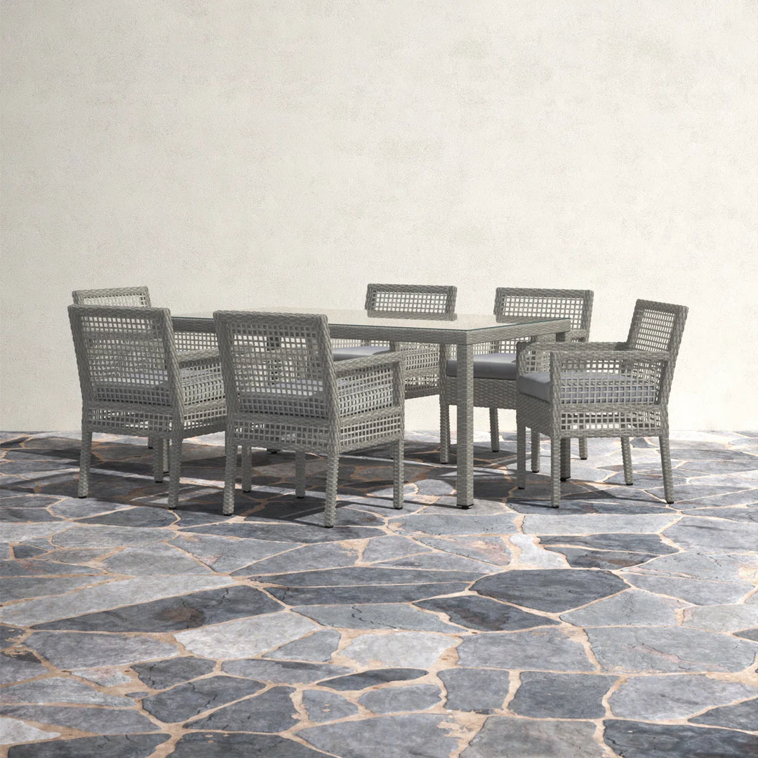 Kelly Clarkson Home Aura 7-Piece Wicker Rattan Outdoor Patio Set