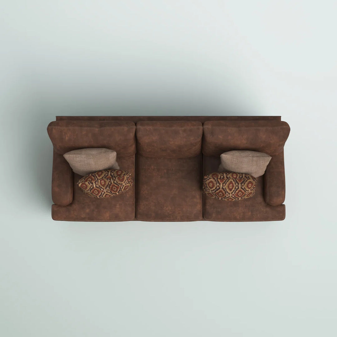 Greyleigh Cainsville 93in Recessed Arm Sofa with Reversible Cushions