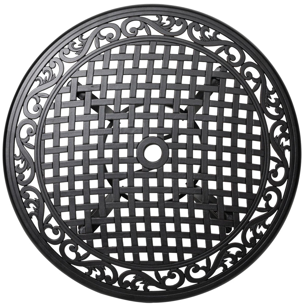 Three Posts Coddington Round 2-Person Bistro Set with Cushions