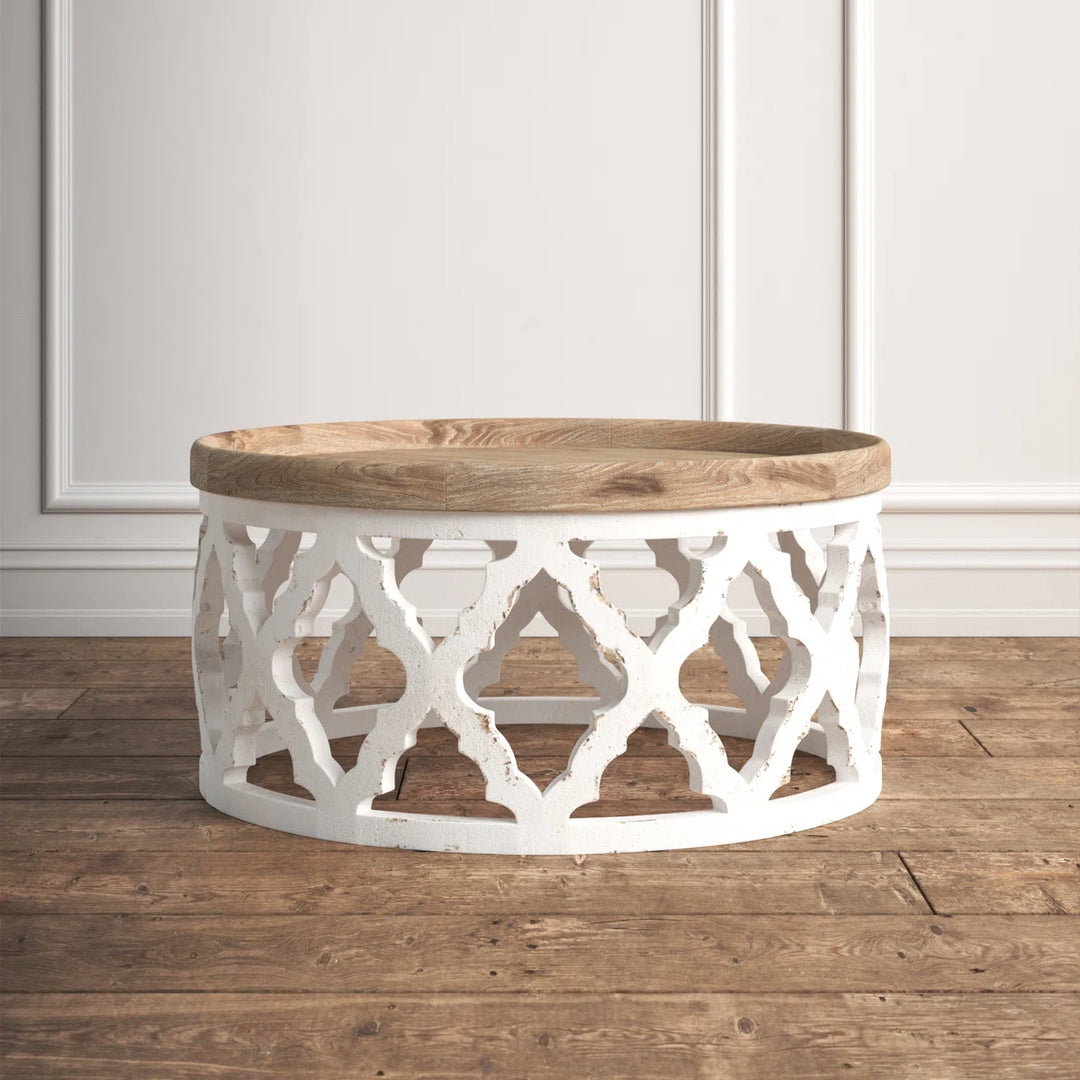 Kelly Clarkson Home Davina Drum Coffee Table