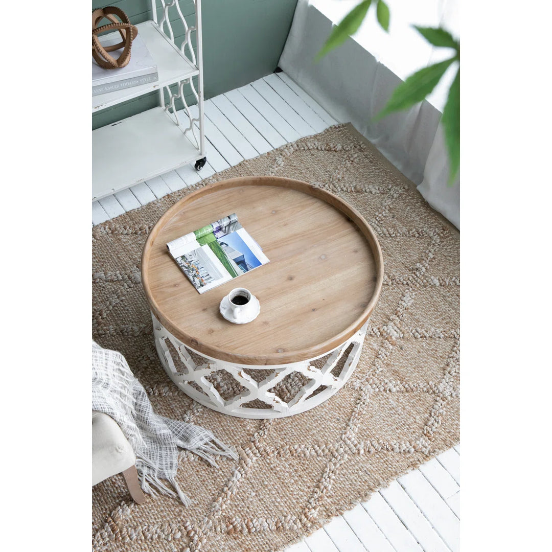 Kelly Clarkson Home Davina Drum Coffee Table