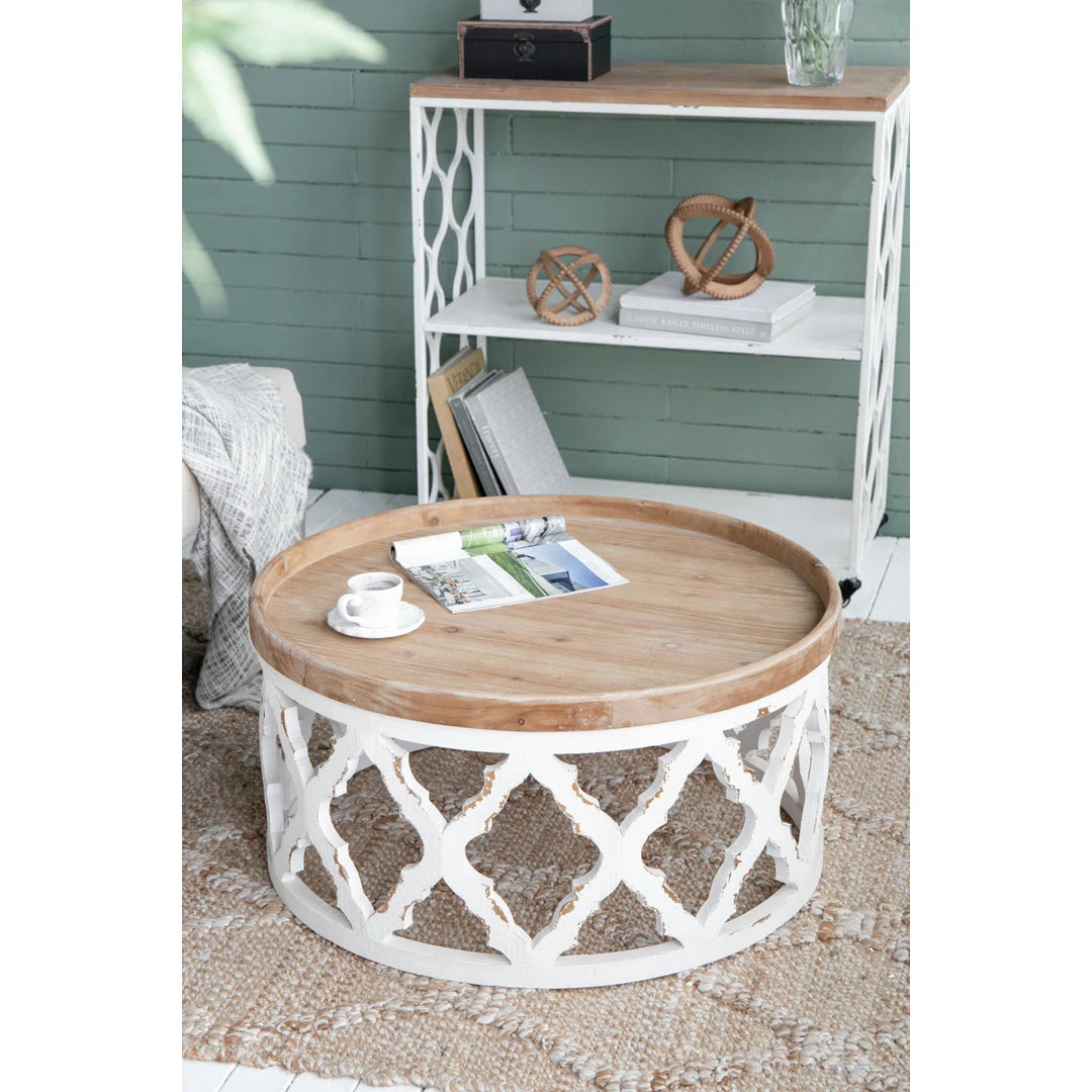 Kelly Clarkson Home Davina Drum Coffee Table
