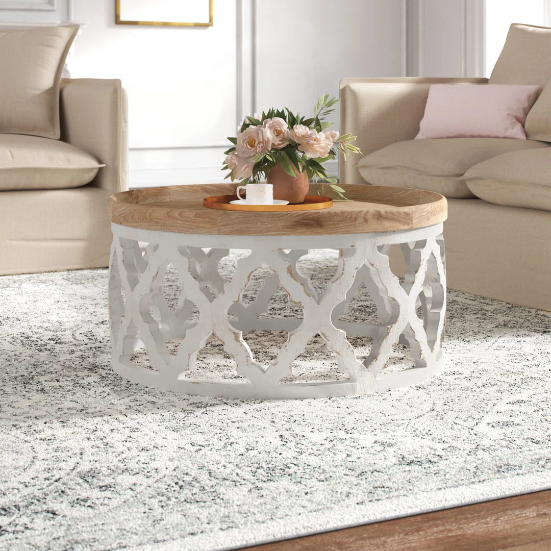 Kelly Clarkson Home Davina Drum Coffee Table