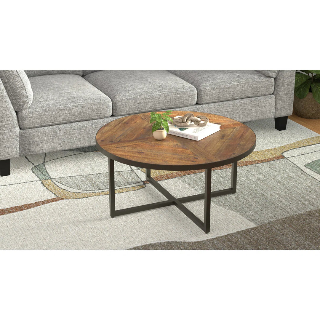 Three Posts Dillwyn Cross-Legs Coffee Table