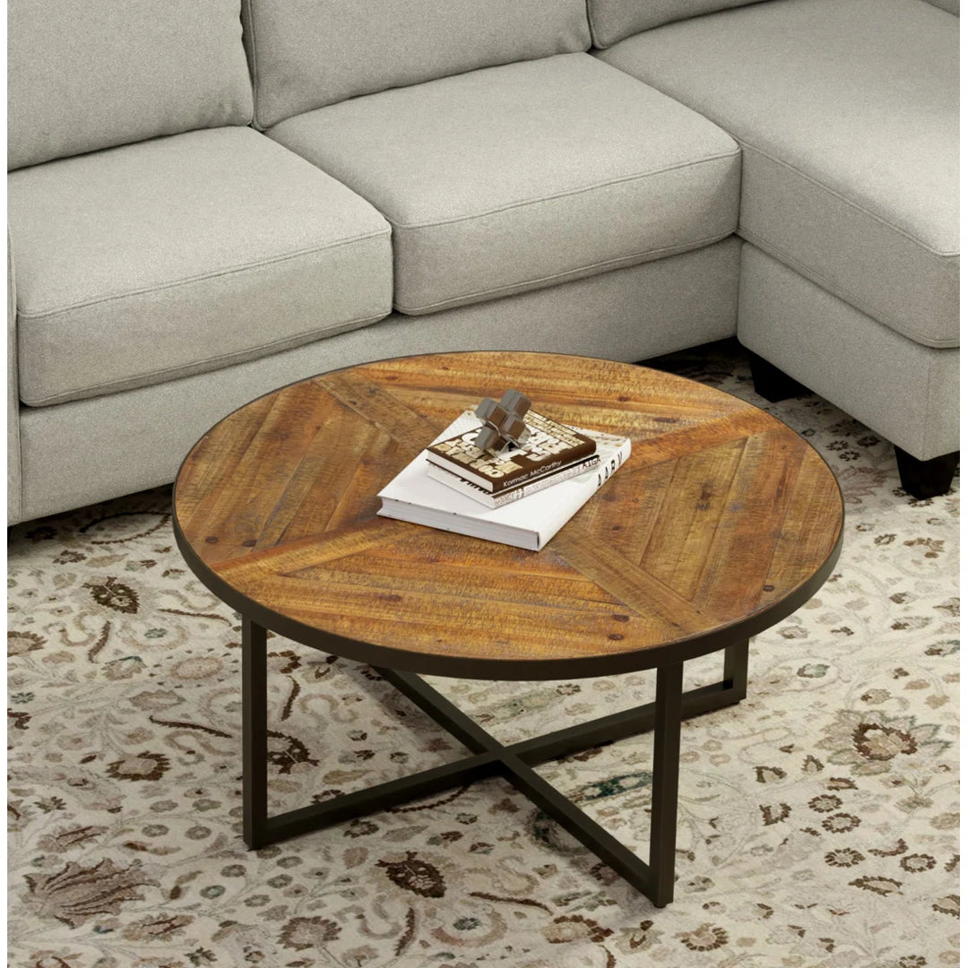 Three Posts Dillwyn Cross-Legs Coffee Table