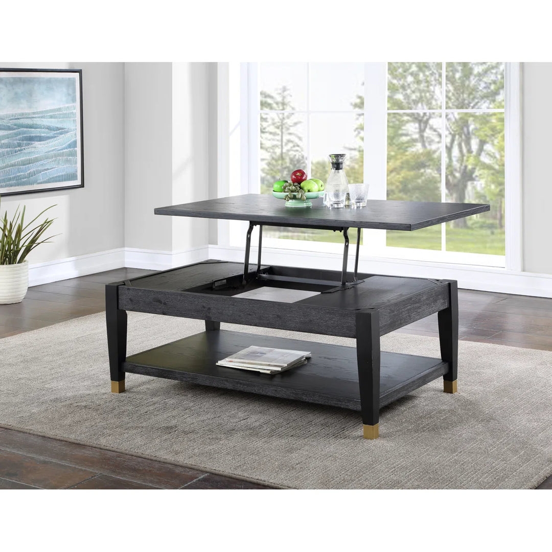 Three Posts Donny Lift-Top Extendable Coffee Table with Storage