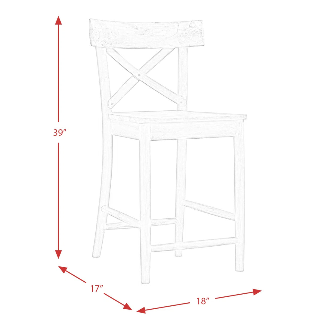 Sand and Stable Eugley 4-Person Counter Height Dining Set