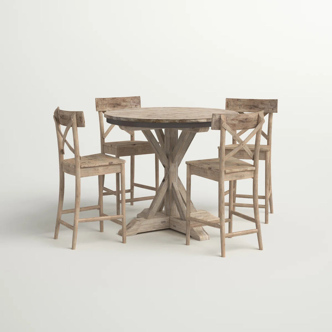Sand and Stable Eugley 4-Person Counter Height Dining Set
