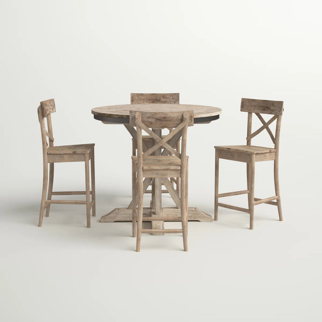 Sand and Stable Eugley 4-Person Counter Height Dining Set