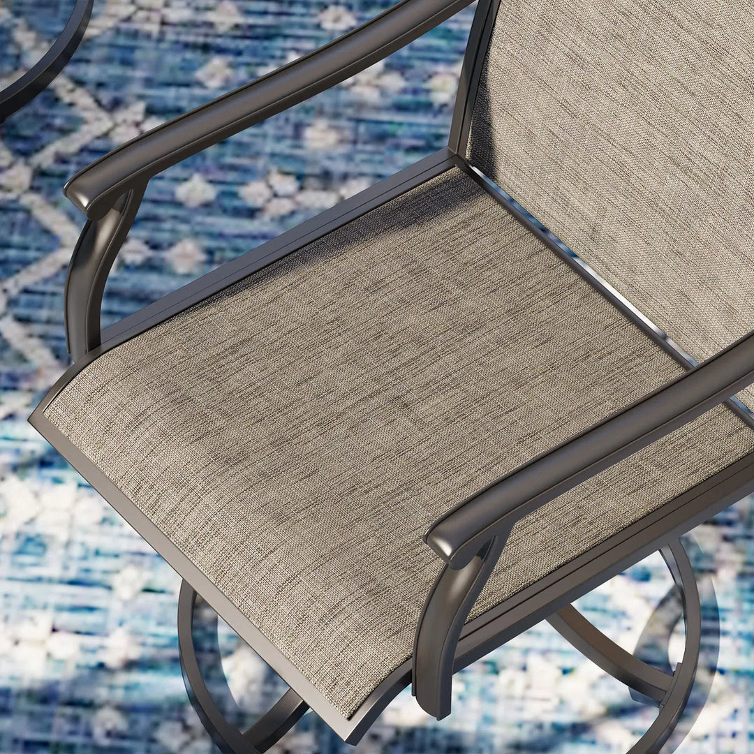 Three Posts Hilley Rectangular 6-Person Dining Set with Cushions