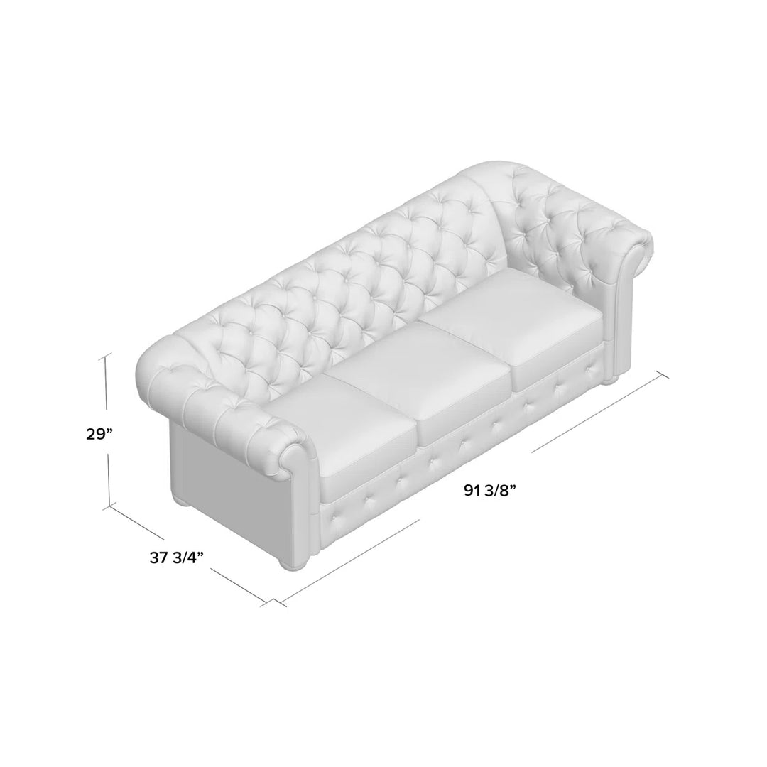 Three Posts Huskins Chesterfield Sofa