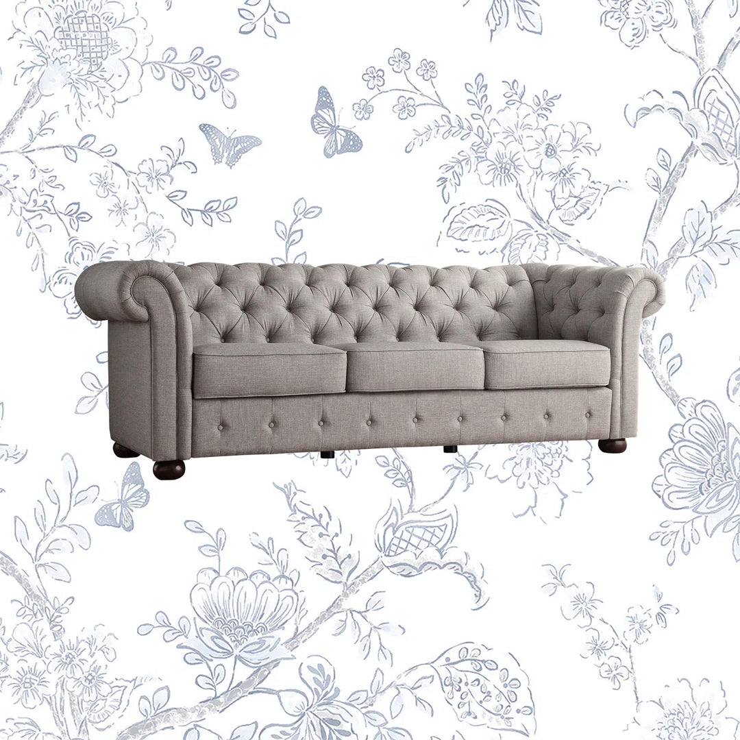 Three Posts Huskins Chesterfield Sofa