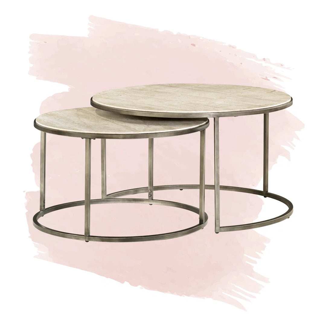 Greyleigh Kressley Frame 2-Piece Nesting Table Set
