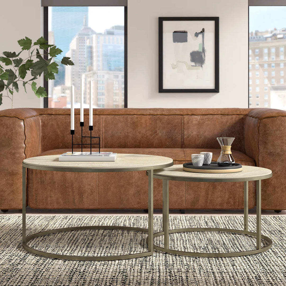 Greyleigh Kressley Frame 2-Piece Nesting Table Set