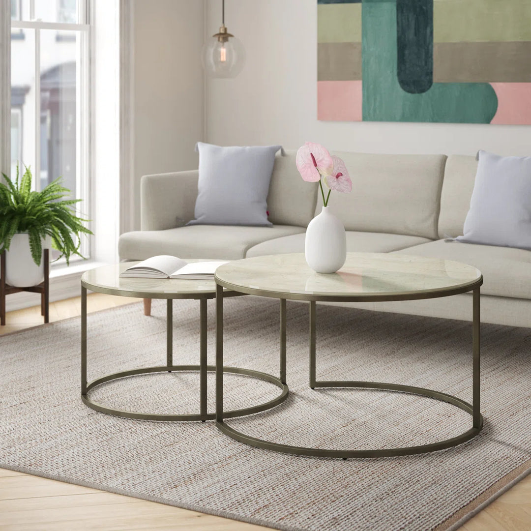 Greyleigh Kressley Frame 2-Piece Nesting Table Set