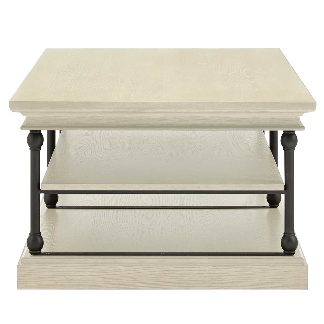 Greyleigh Kyler Floor Shelf Coffee Table with Storage