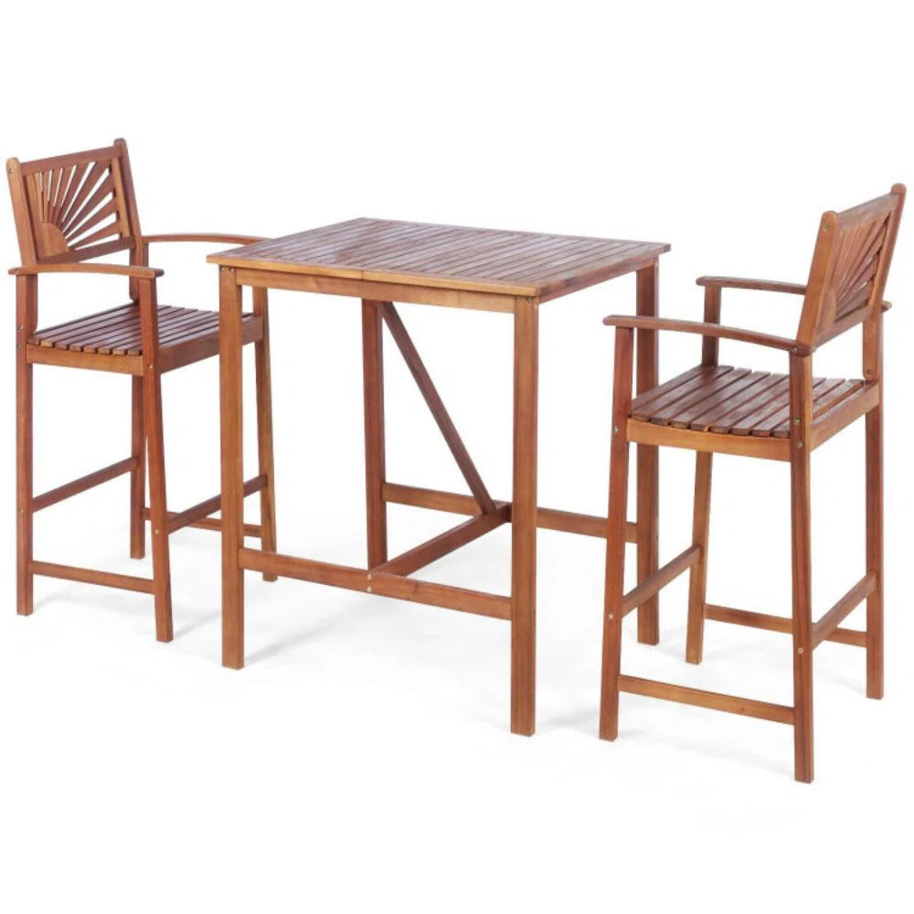 Sand and Stable Payee Rectangular 2-Person Bar Height Dining Set