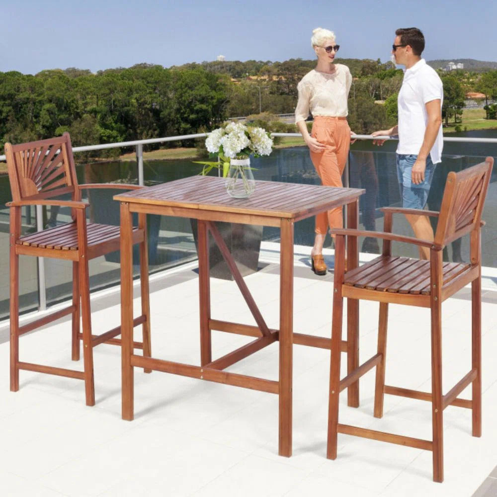 Sand and Stable Payee Rectangular 2-Person Bar Height Dining Set